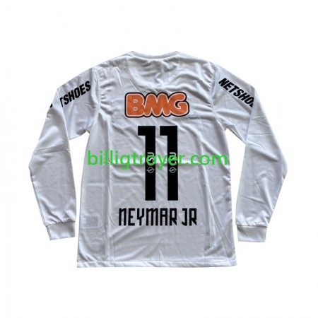 Billige Fotballdrakter Santos FC Neymar JR 11 Retro Hjemmedraktsett 2011-2012 Langermet